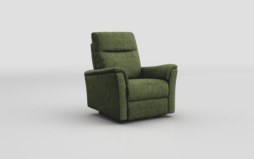 Green Fabric Fusignano Armchair