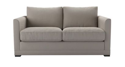 Aissa 2 Seat Sofa Bed in Stone Brushed Linen Cotton - sofa.com