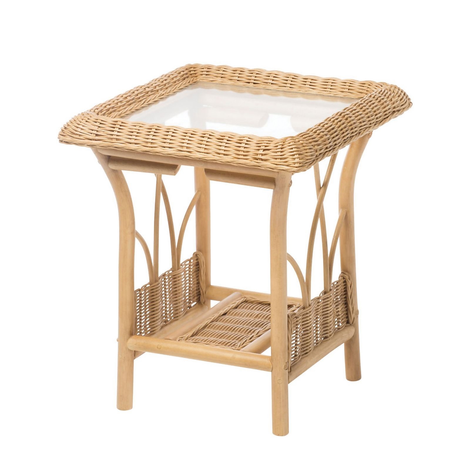 Viola Light Oak Lamp Table