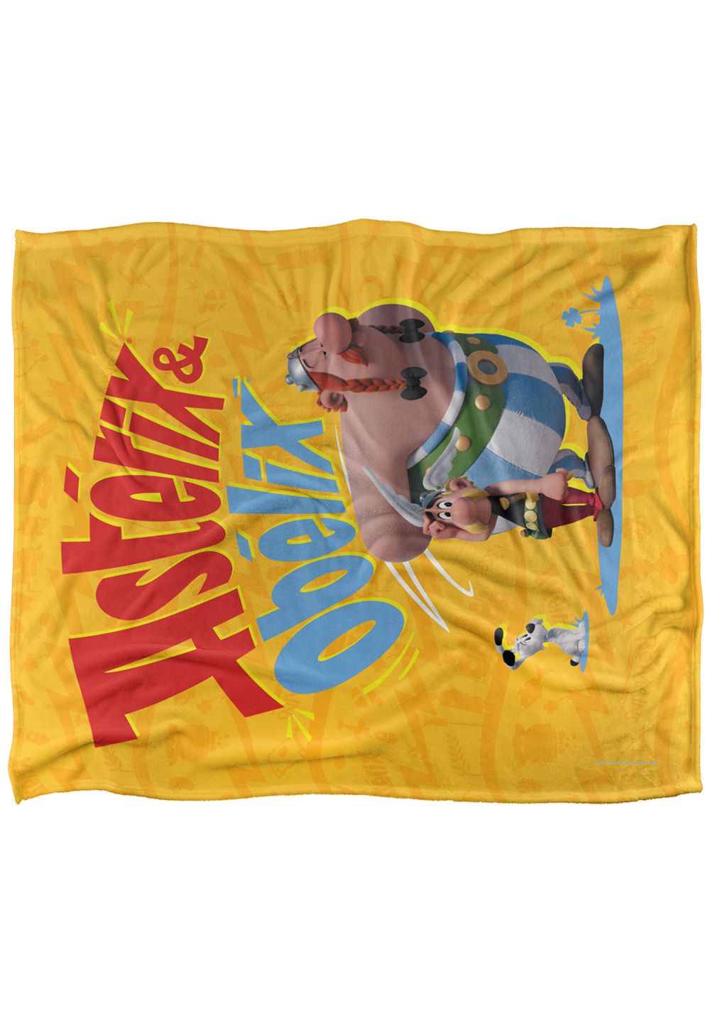 Netflix Asterix Obelix Idefix The Gauls Blanket Silky Touch Super Soft Throw Blanket 152 X 127 cm in White