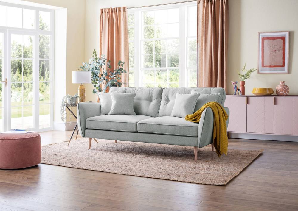 The Great Sofa Company Ailis Large Sofa Faro Ashen in Light Grey