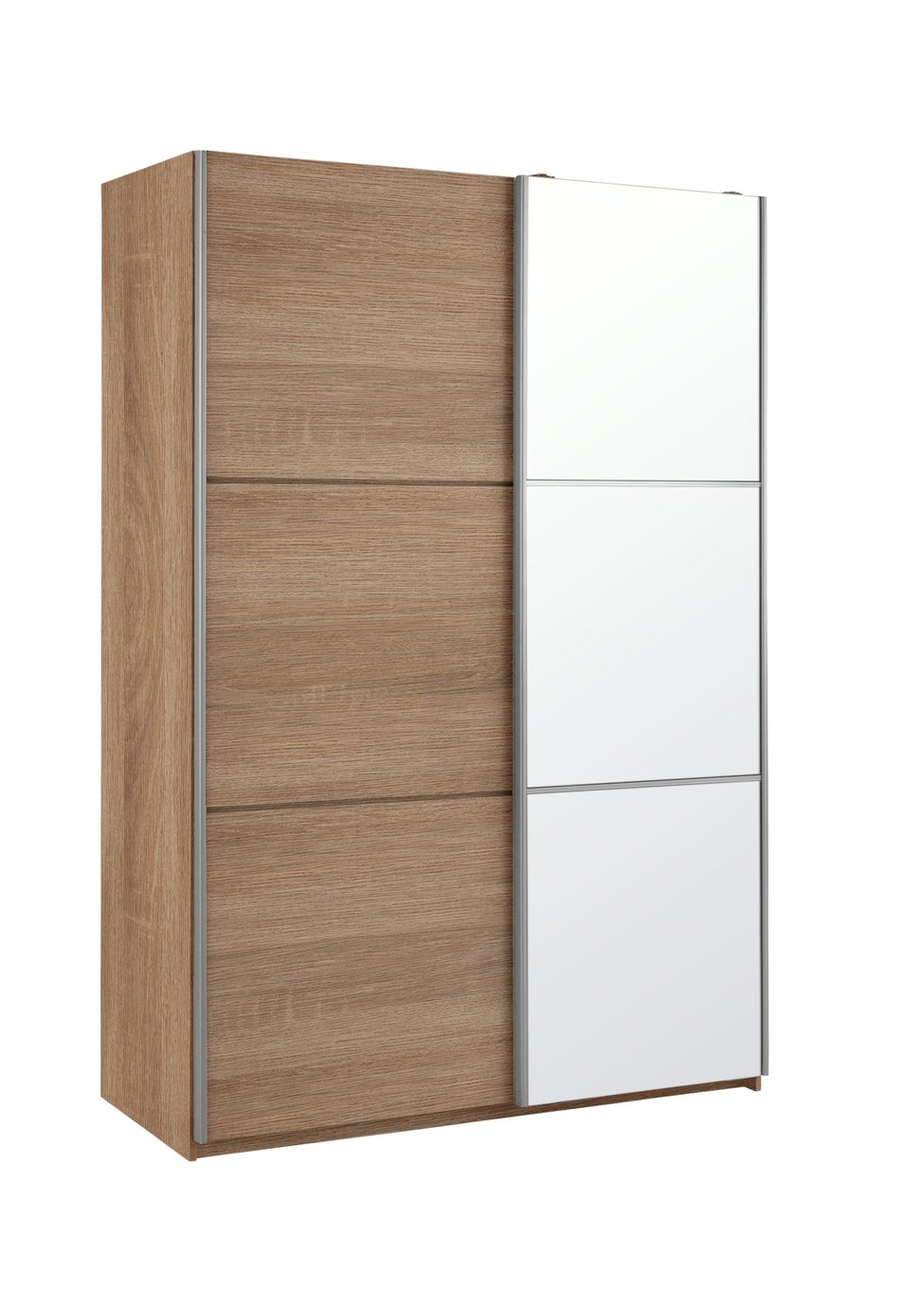 Habitat Holsted Medium Oak Effect & Mirror Wardrobe