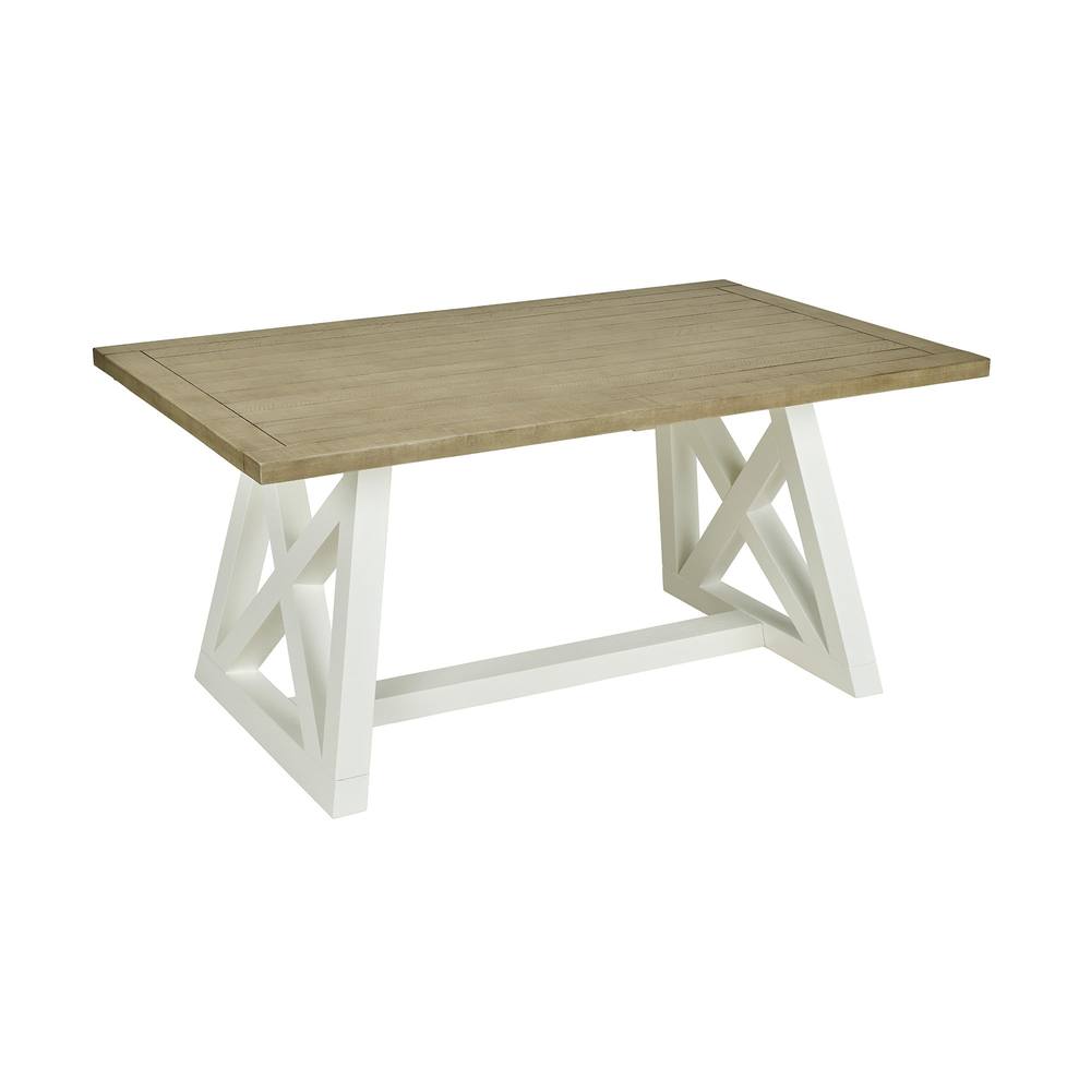 Statement Furniture Oxford White Extending Dining Table 1.6m