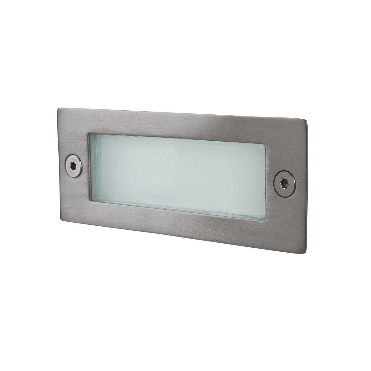 Netlighting Led LED 12 Light Wall & Step Light Stainless Steel IP44 in Grey