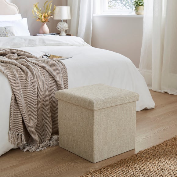 Herringbone Rectangle Ottoman