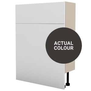 Duarti By Calypso Beaufort 600mm Floor Reaching Slimline Toilet Unit - Ember Grey
