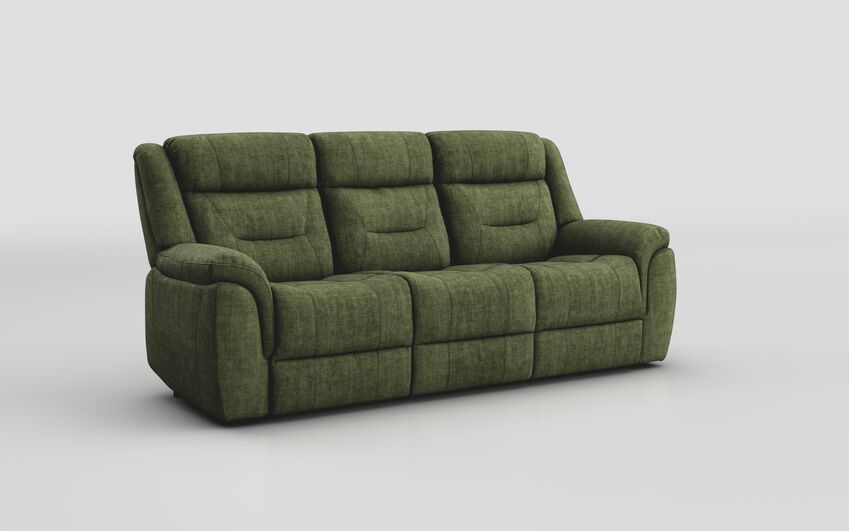 Green Fabric Ainsdale 3 Seater Sofa
