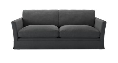 Otto 3 Seat Sofabed in Monsoon Brushed Linen Cotton - sofa.com