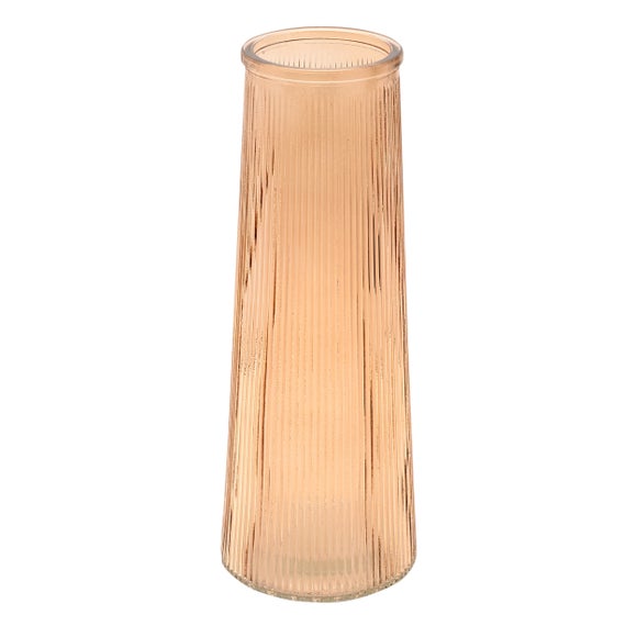 Hestia Tall Ribbed Glass Vase 3