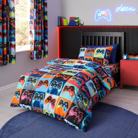 Game Mode Duvet Cover and Pillowcase Set