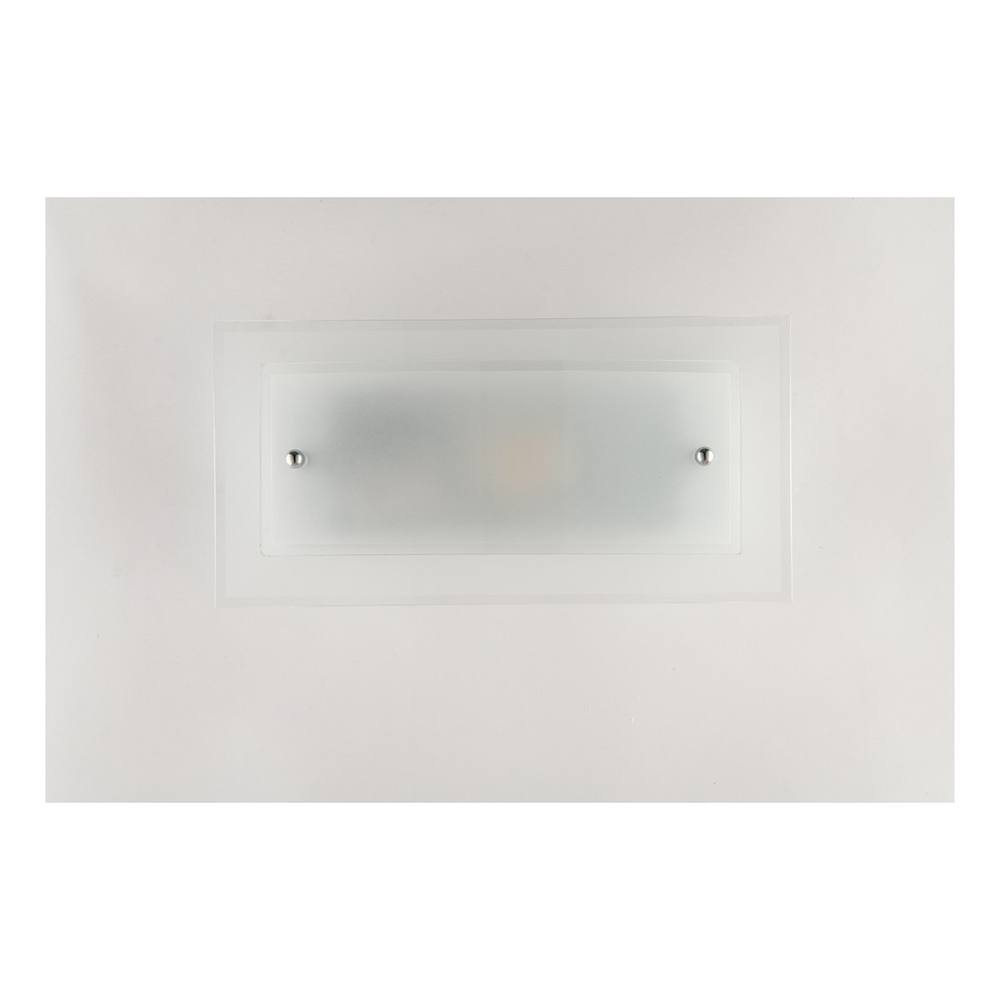 Netlighting Flush Wall Light White 30x15cm