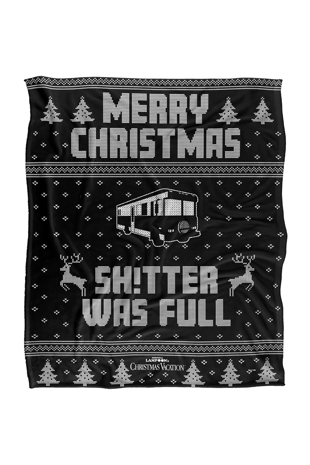 Warner Brothers Christmas Vacation Blanket, 152x127 cm It was Full Soft Throw Blanket