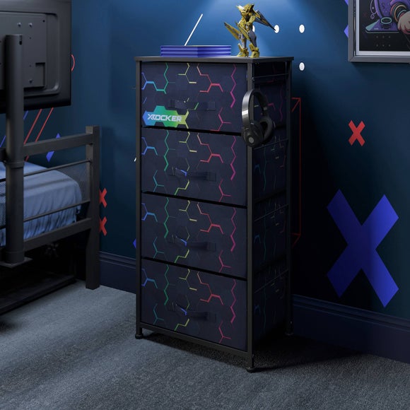 X Rocker Canvas Tallboy Unit