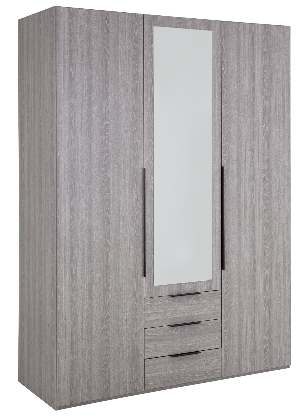 Argos Home Hallingford 3 Dr 3 Drw Wardrobe - Grey Oak Effect