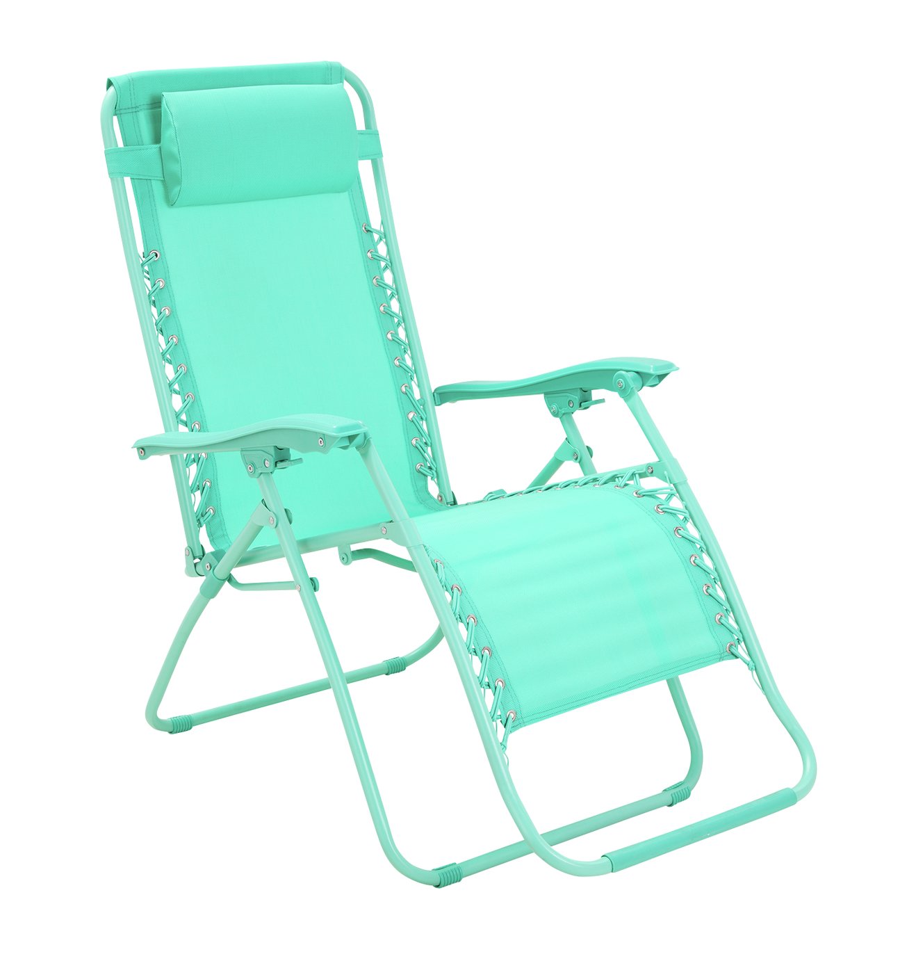 Argos Home Zero Gravity Sun Lounger - Teal