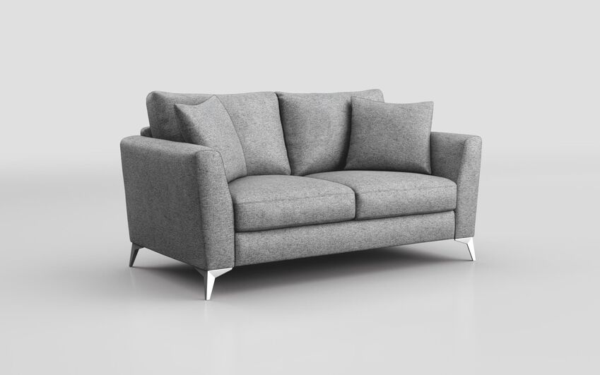 Blue Fabric Bosini 2 Seater Sofa