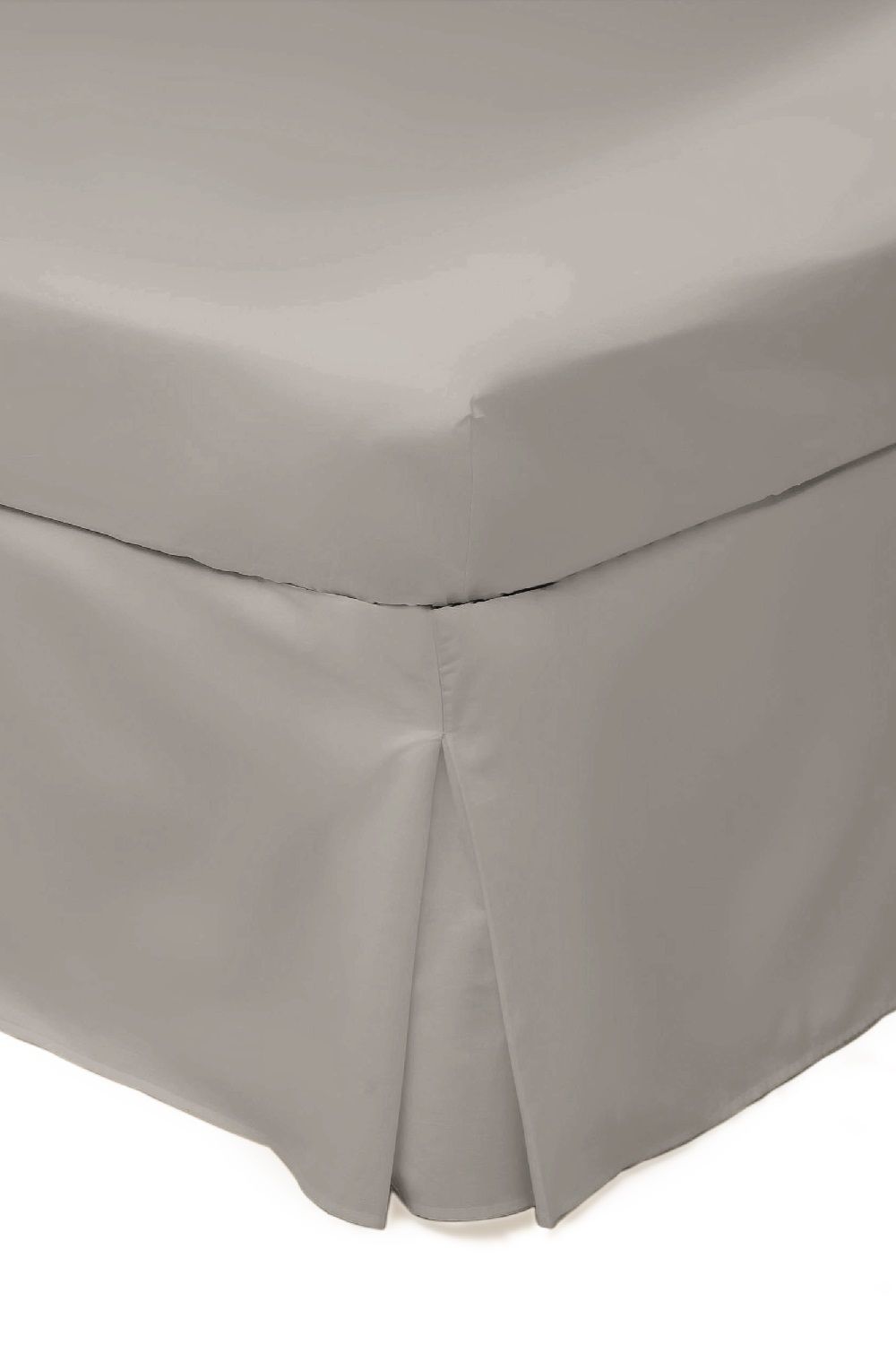 Belledorm Easy Care 200 Thread Count Cotton Polyester Percale Platform Valance in Beige | Size: Super King