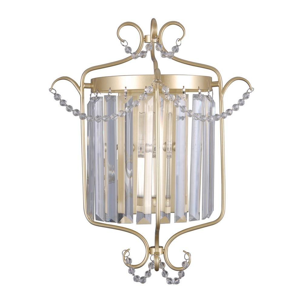 Netlighting Classic Wall Lamp Golden Champagne 1 Light E14 in Gold