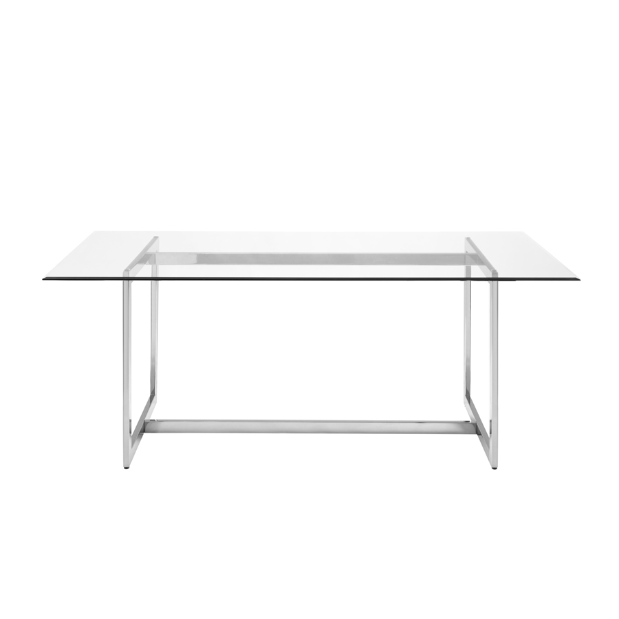 Quad Silver Dining Table