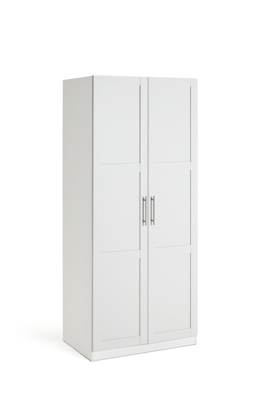 Habitat Munich 2 Door Framed Wardrobe - White