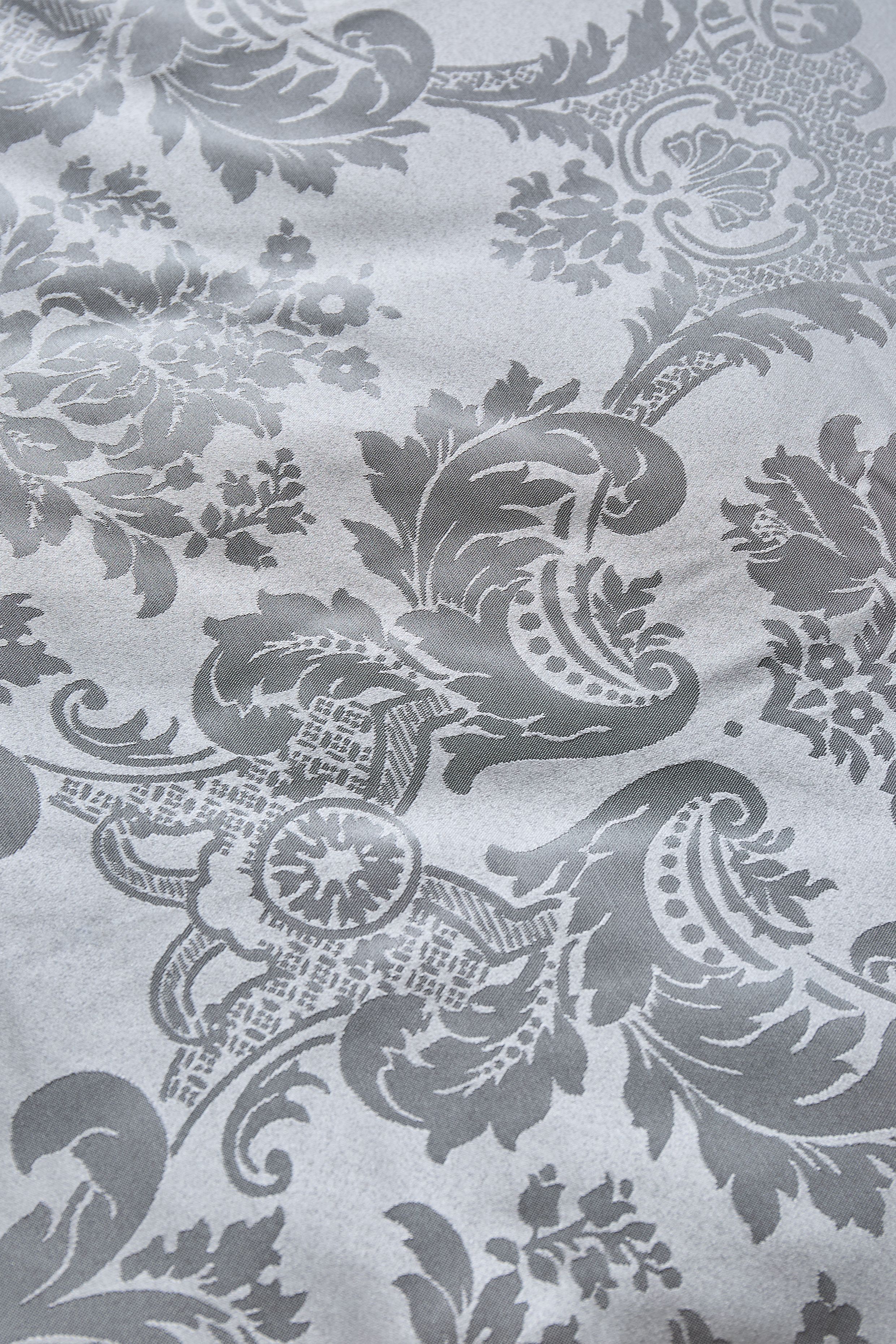 Catherine Lansfield Damask Jacquard Duvet Set in Silver 4
