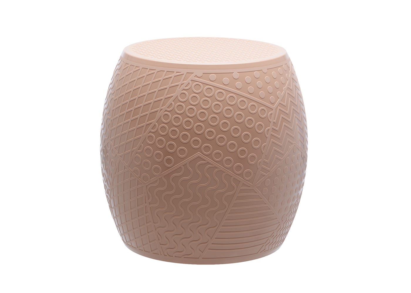 Kartell Roy Stool Powder Pink