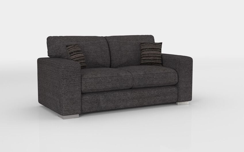 ScS Living Grey Fabric Jaxx 2 Seater Sofa
