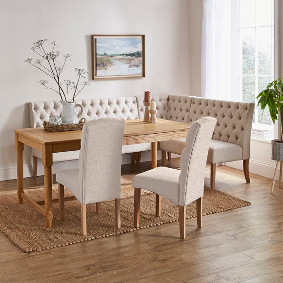 Darcy Corner Dining Bench, Flatweave