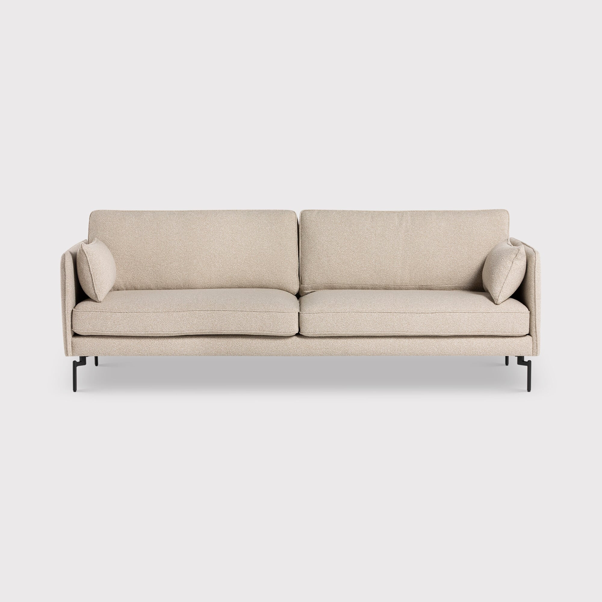 Juneau 3 Seater Sofa, Grey Fabric | Barker & Stonehouse