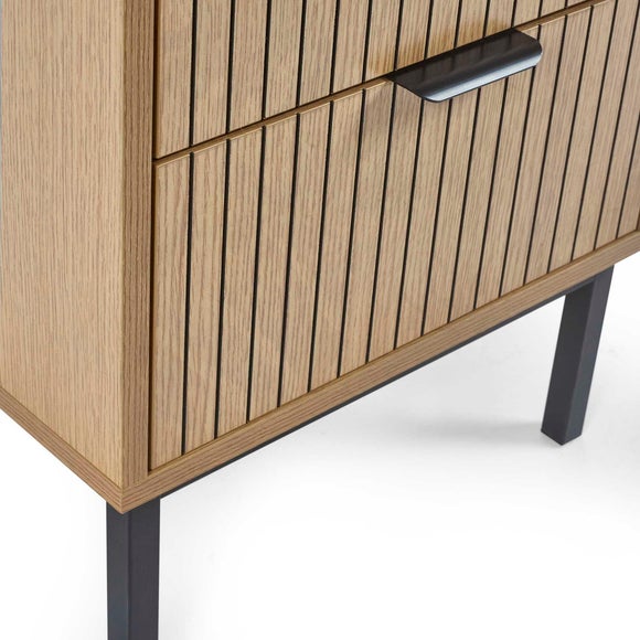 Return - Sia 2 Drawer Bedside Table 5