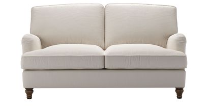 Bluebell 2 Seat Sofa Bed in Taupe Brushed Linen Cotton - sofa.com