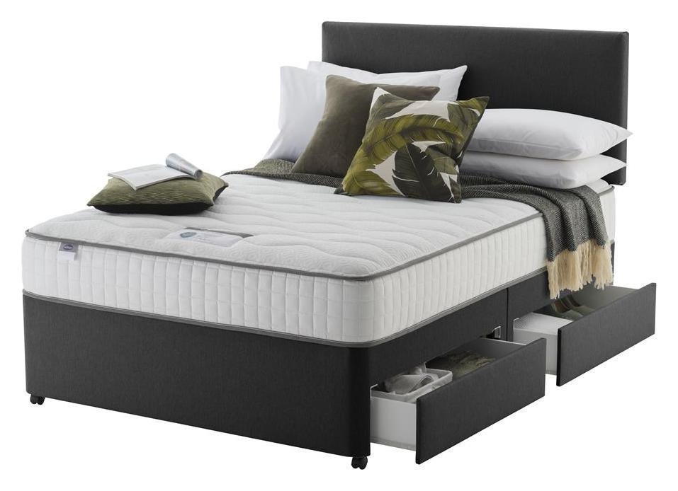 Silentnight Middleton 800 PKT Memory 4DRW Ccoal Double