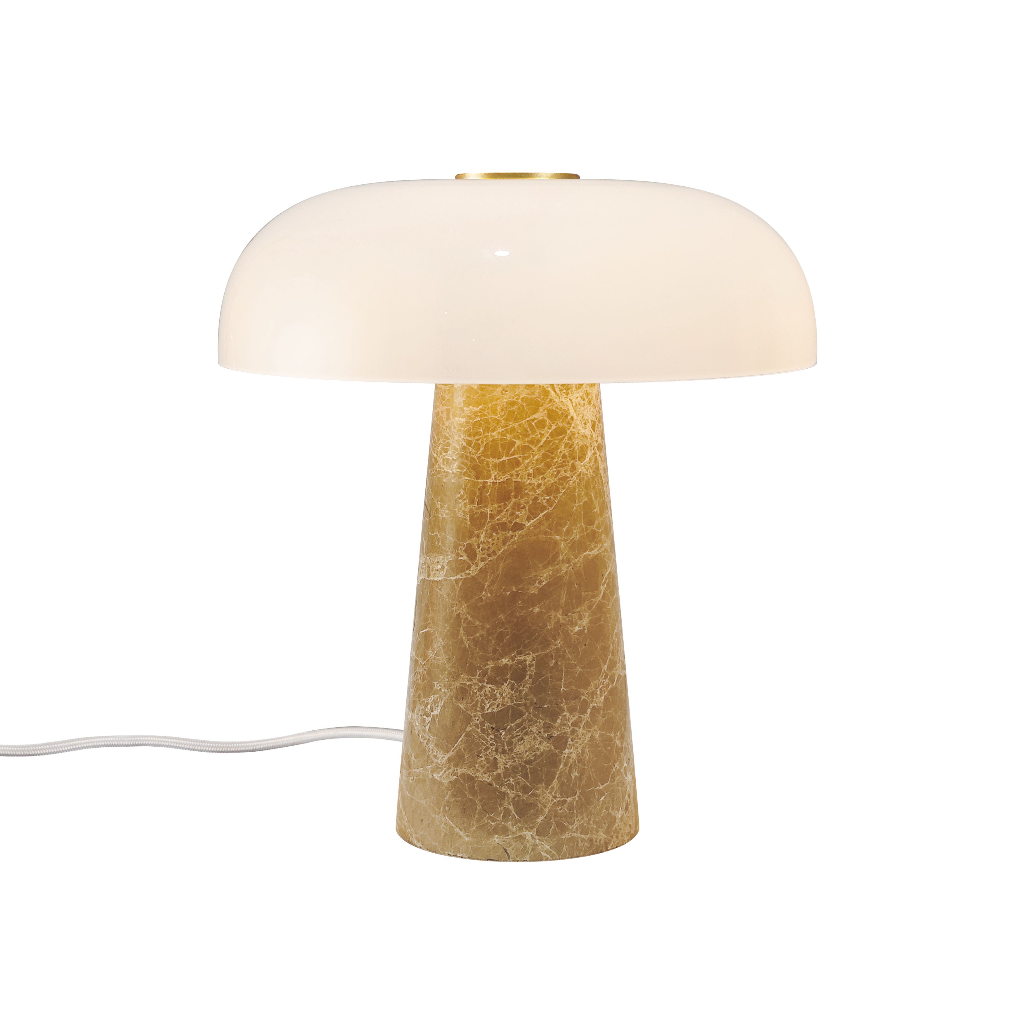 Nordlux Premium Indoor Table Lamp Beige Marble E14 Weighted Base - Mains Powered, IP20