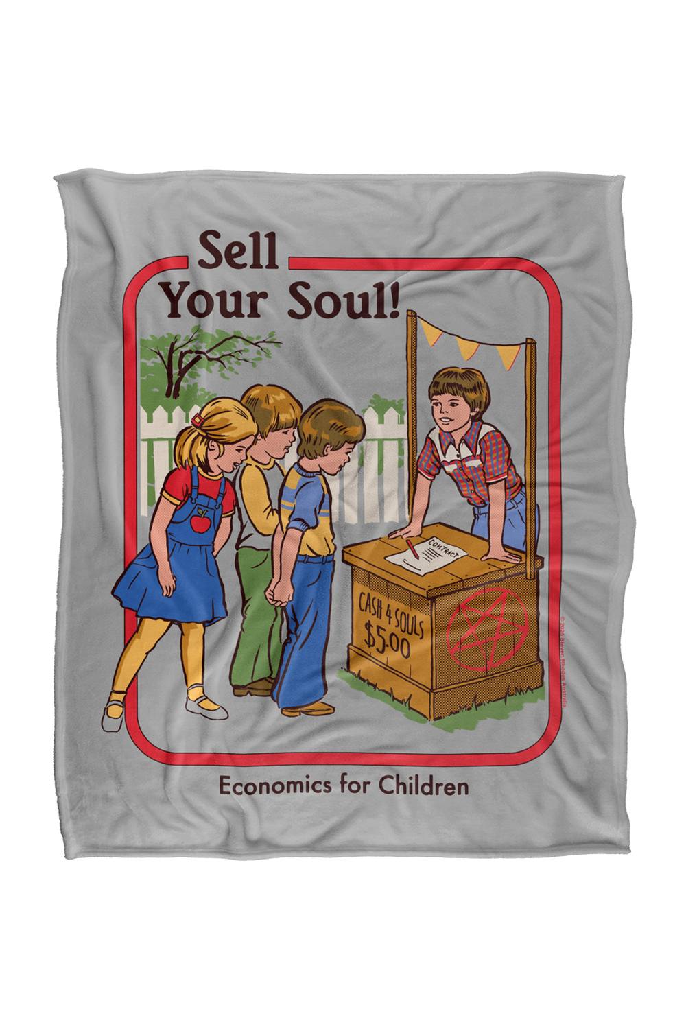 Steven Rhodes Sell Your Soul Silky Touch Super Soft Throw Blanket