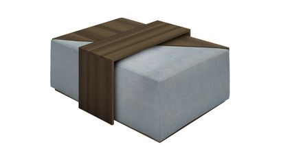 Astaire Modular Coffee Table Set Footstool in Buttermere Baylee Viscose Linen - sofa.com
