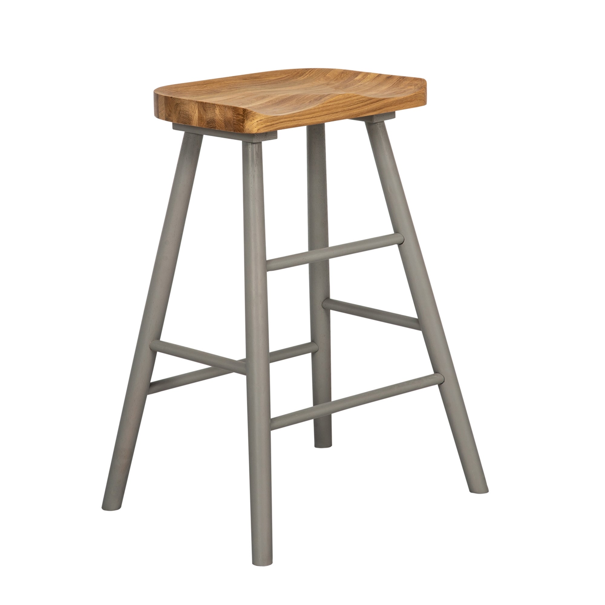 Alaina Grey Bar Stool Grey