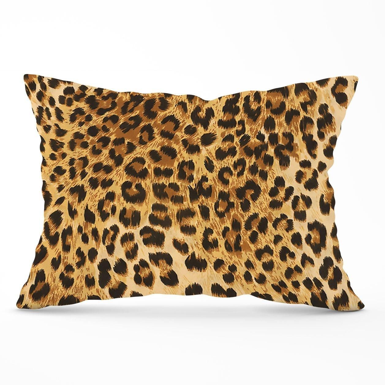 Warren Reed - Designer Wild Animal Pattern Cushions in Brown