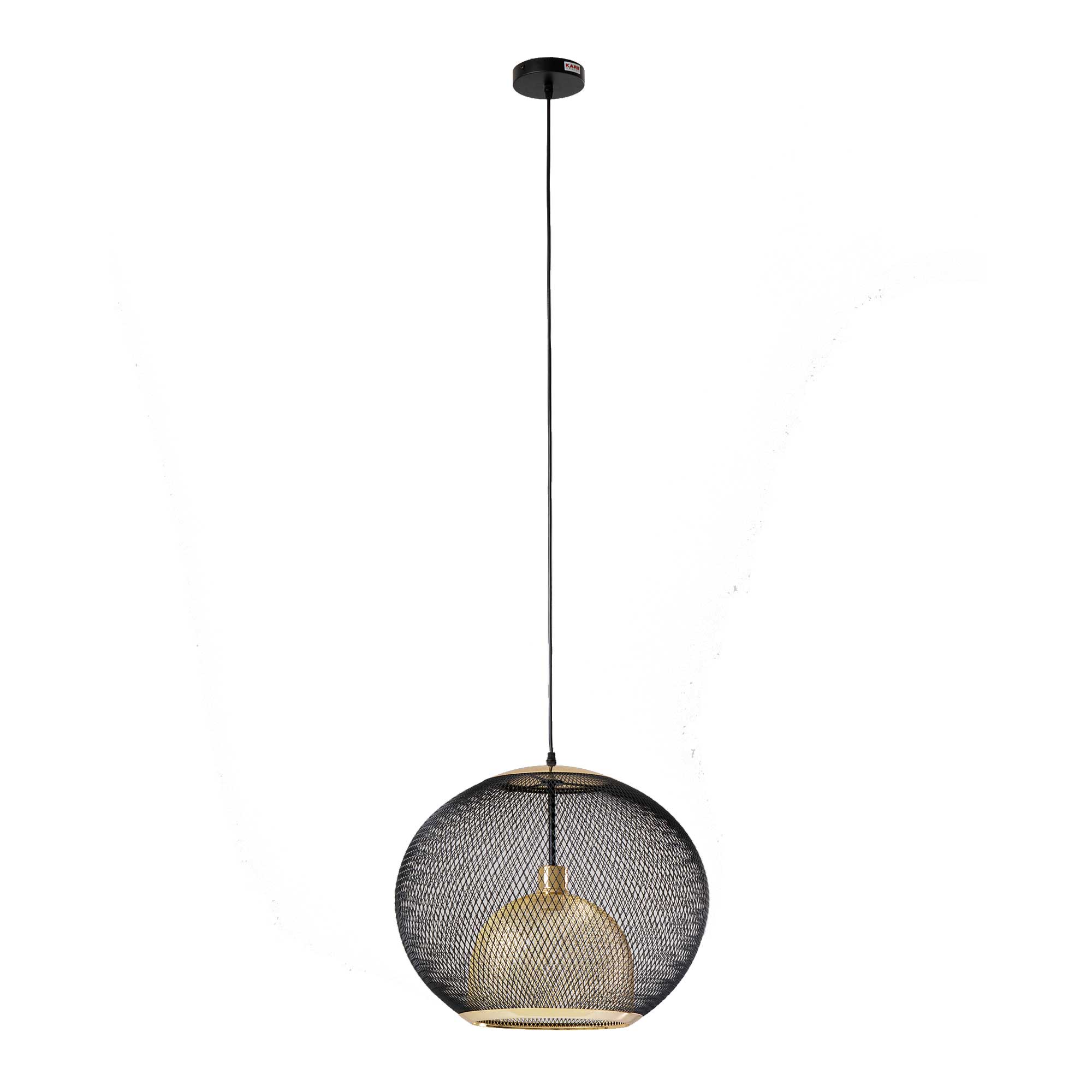 Duo Dome Pendant Light, Black Metal | Barker & Stonehouse