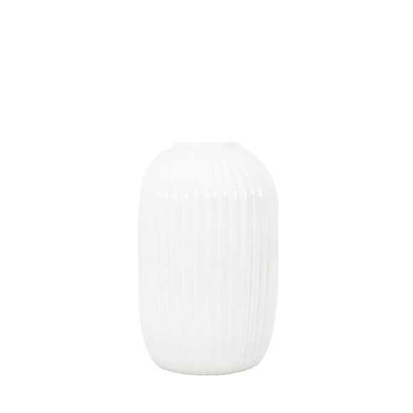 Coates White Glass Vase