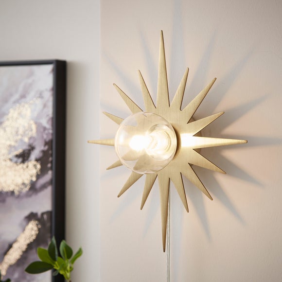 Celestial Star Plug In Wall Light