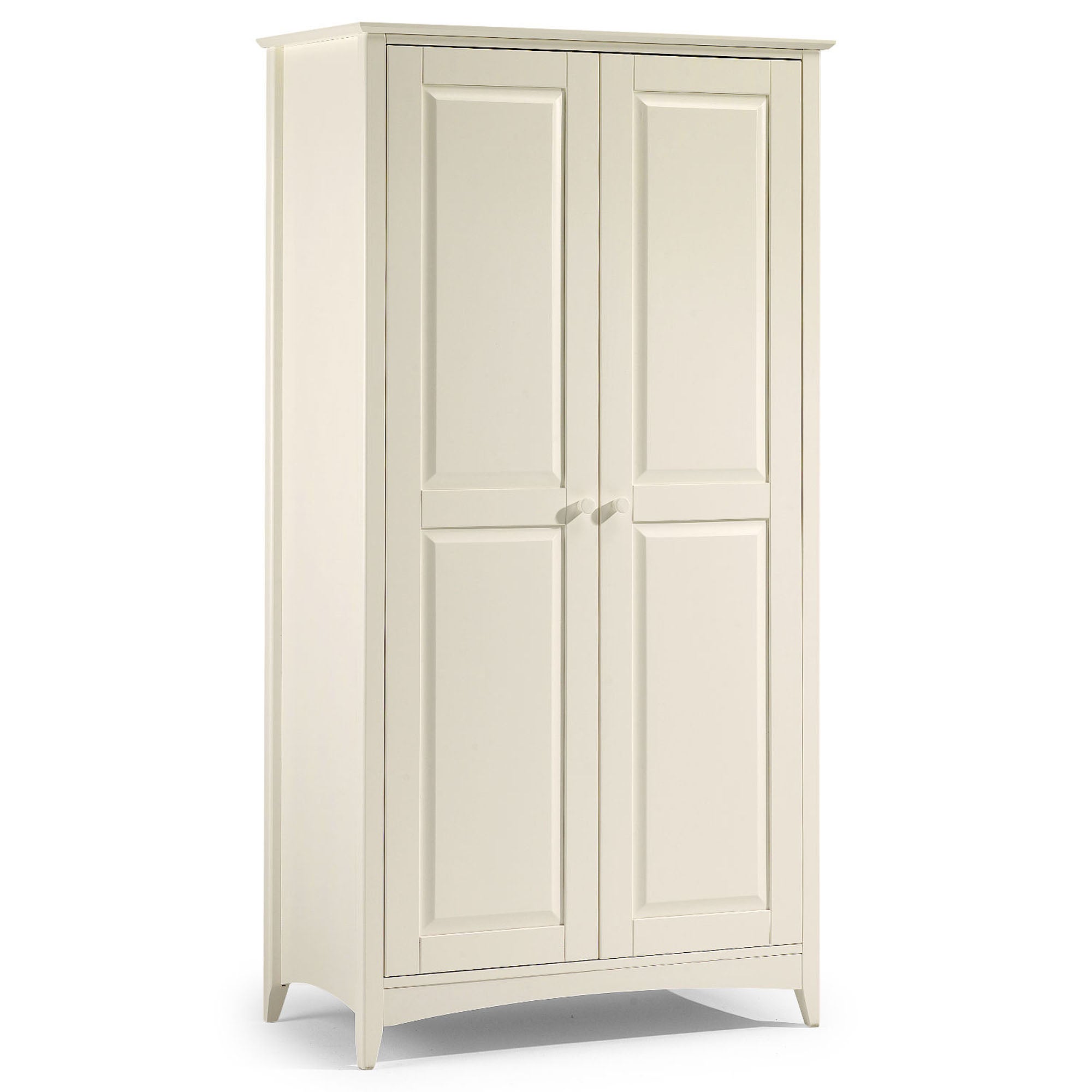 Cameo Stone White Double Wardrobe Cream