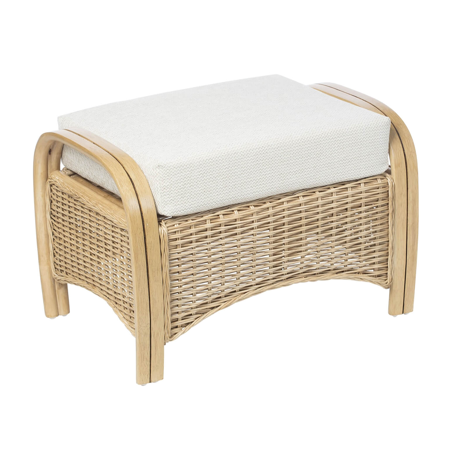 Turin Footstool In Ripple