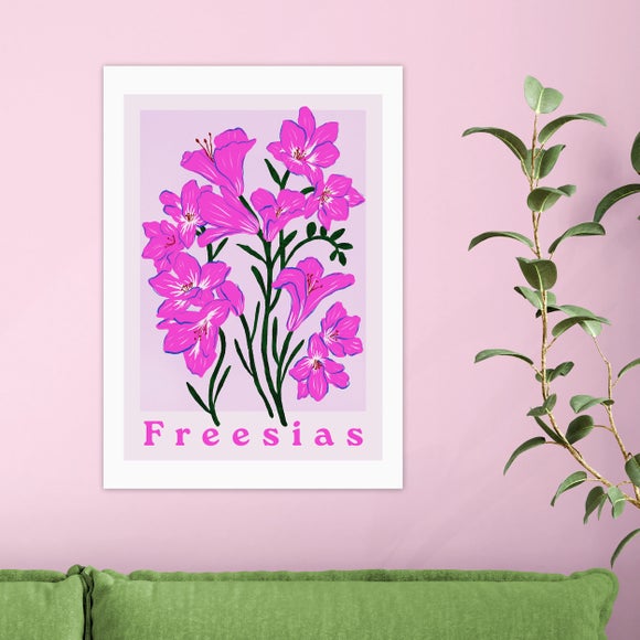 East End Prints Freesias Print