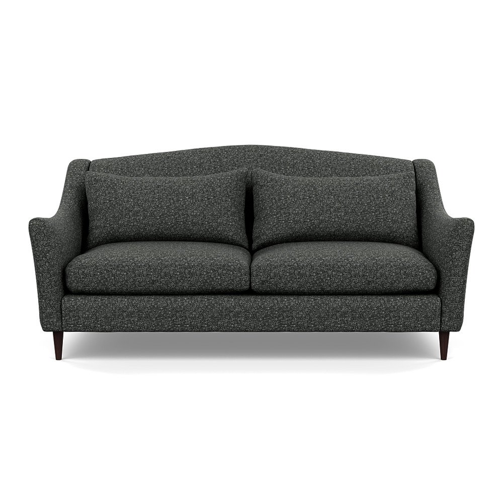 Heal's Somerset 3 Seater Sofa Brecon Charcoal Dark Stain