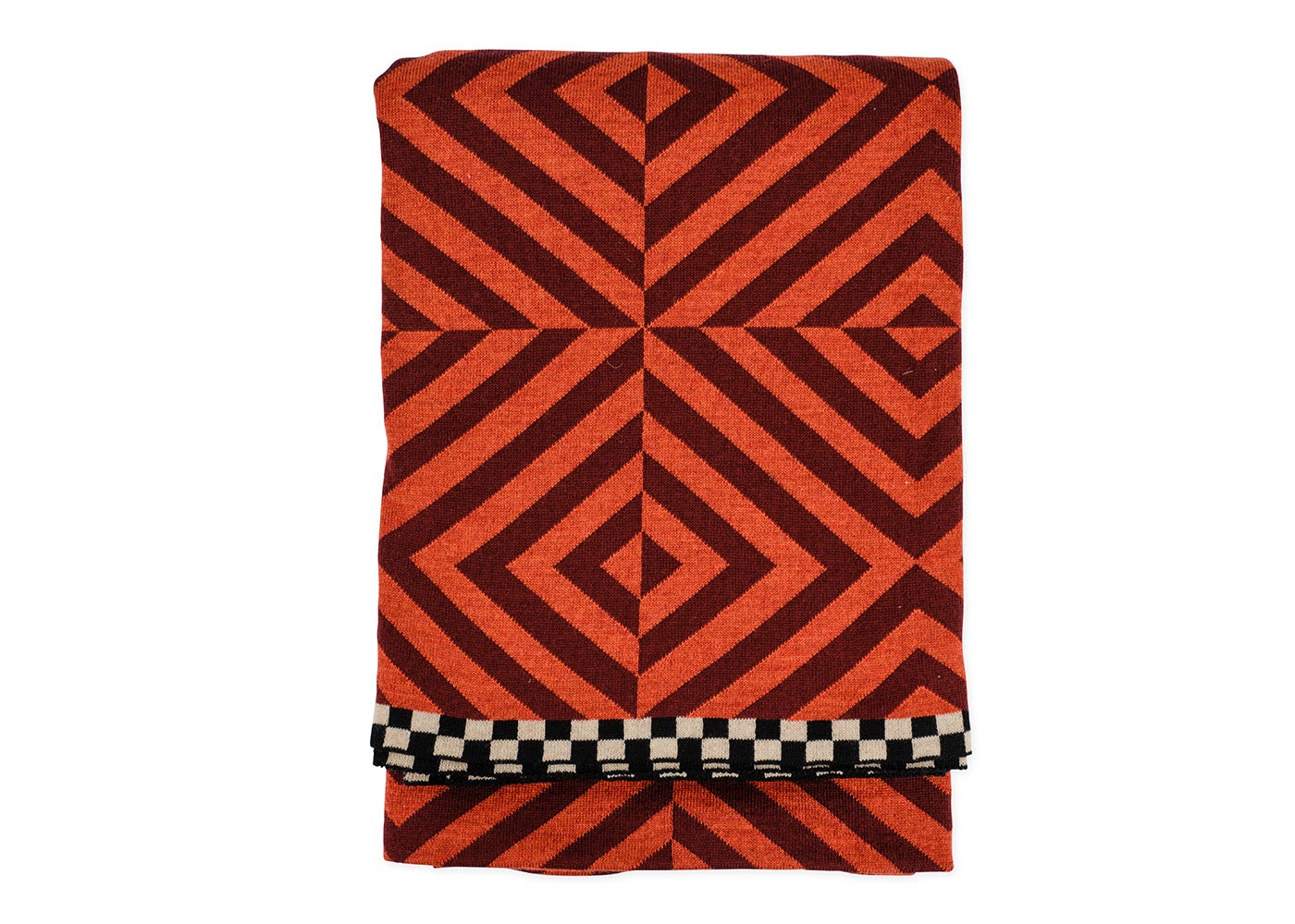 Ambar Exclusive Shadow Merino Throw Sienna