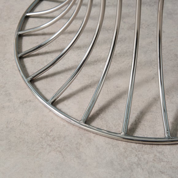 Yinka Ilori Trumpet Round Glass Top Metal Dining Table 3