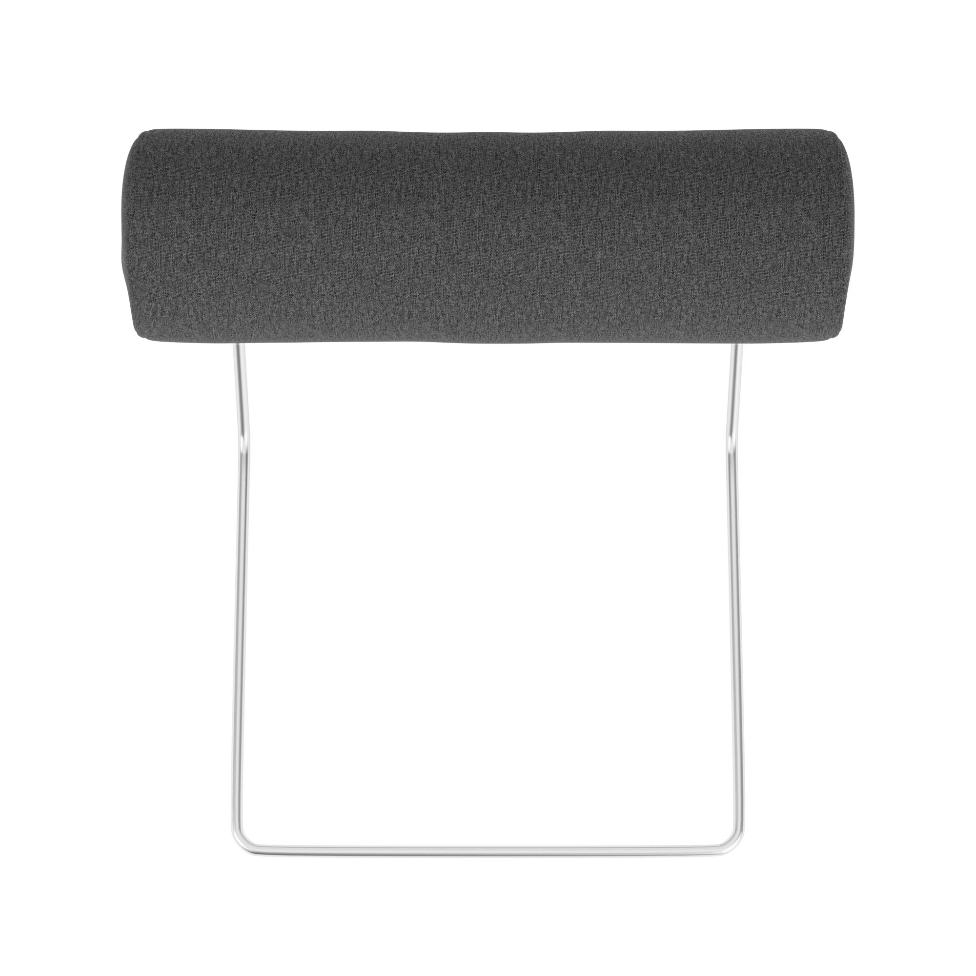 Zoe Flat Weave Headrest Dark Grey