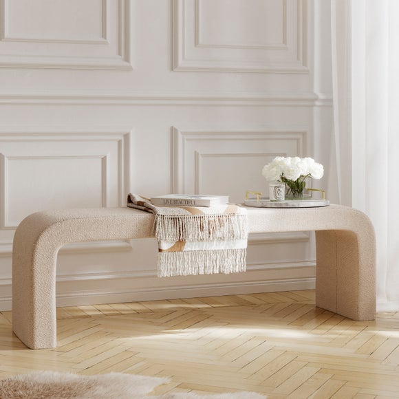 Ren 2 Seater Boucle Dining Bench