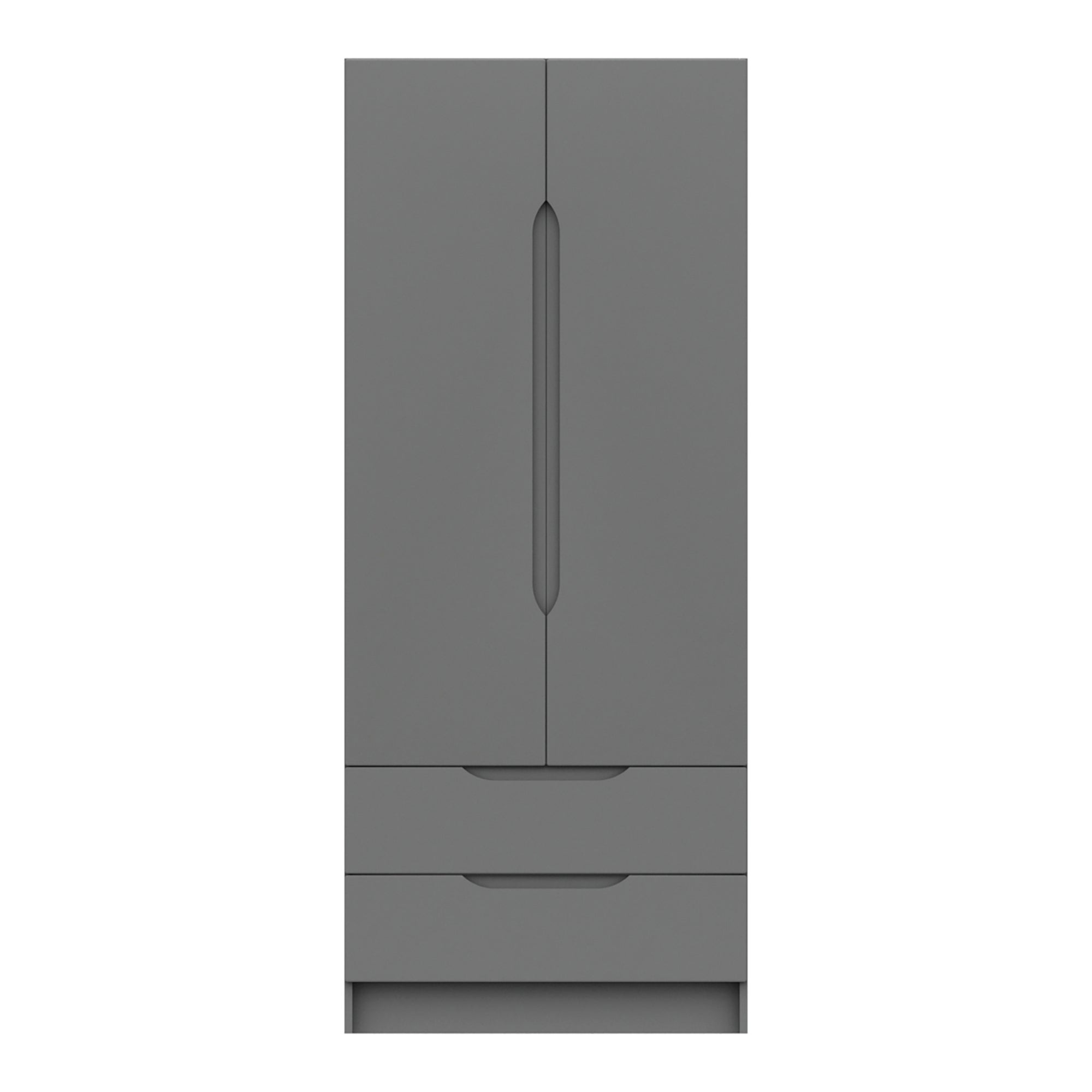 Legato 2 Door Combi Wardrobe Grey