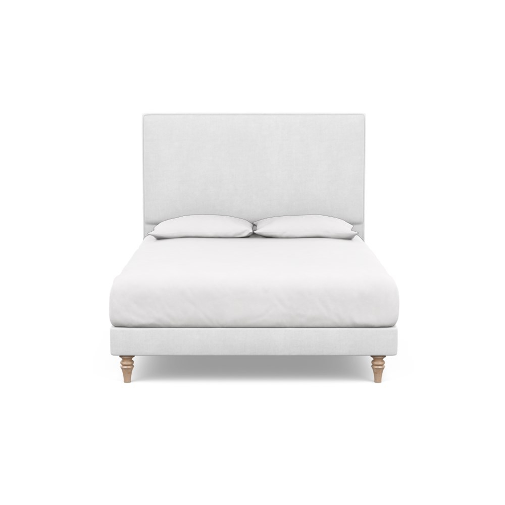 Heal's Heal's Shallow Divan King Capelo Linen-Cotton Snowdrop Light Turned